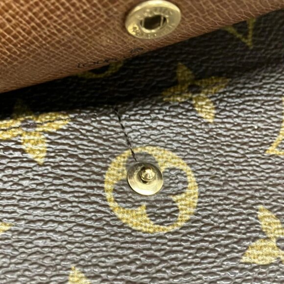 Auth LOUIS VUITTON Pochette Porte Monnaie Credit M61725 Monogram CA0947 - Picture 4 of 13